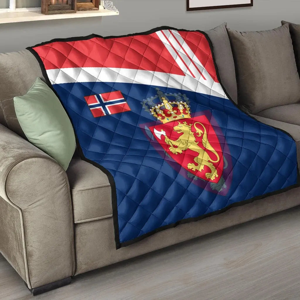 Norway Premium Quilt Flag Of Norway RLT7 - Wonder Print Shop