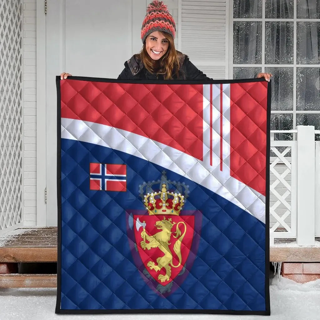 Norway Premium Quilt Flag Of Norway RLT7 - Wonder Print Shop