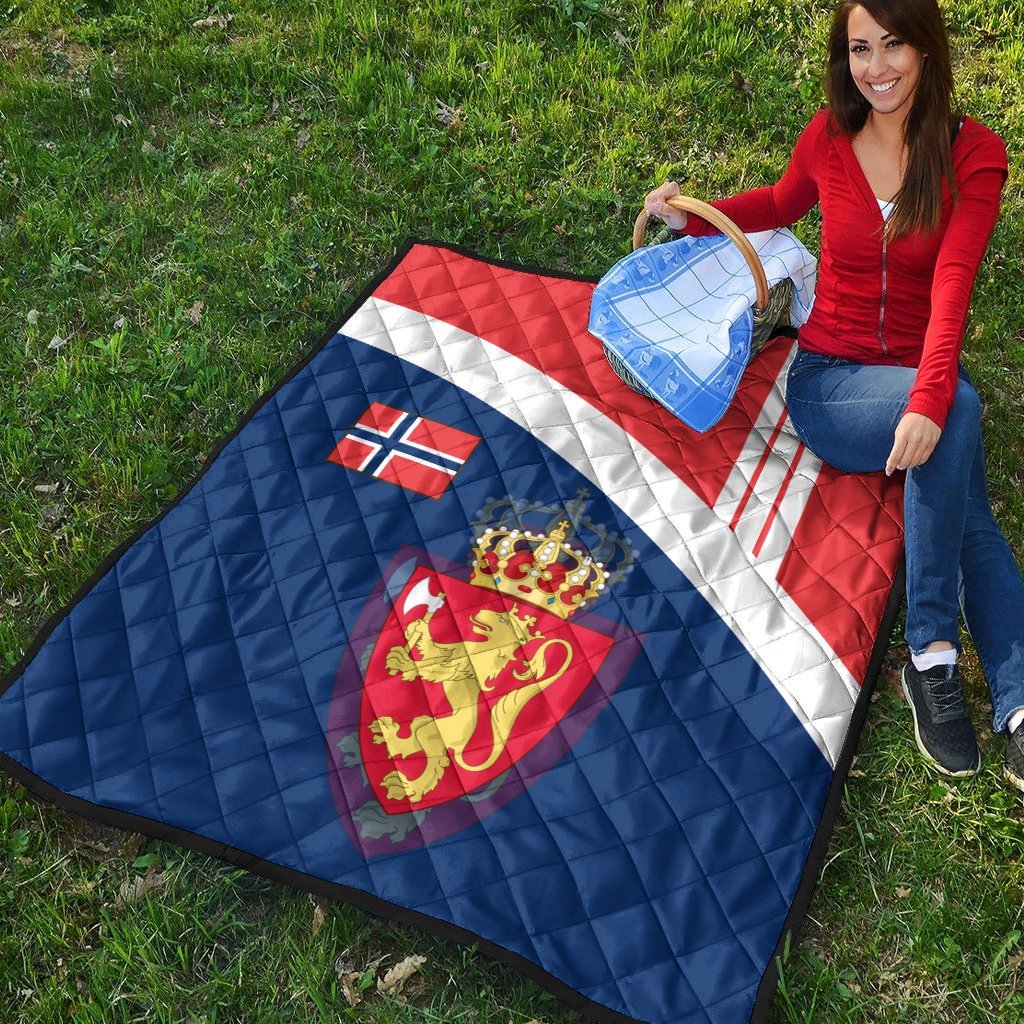 Norway Premium Quilt Flag Of Norway RLT7 - Wonder Print Shop