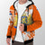 The Netherland Personalised Sherpa Hoodie Dutch Flag Polygon Style RLT7 - Wonder Print Shop
