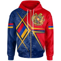 Armenia Zip up Hoodie Armenia Legend RLT8 - Wonder Print Shop