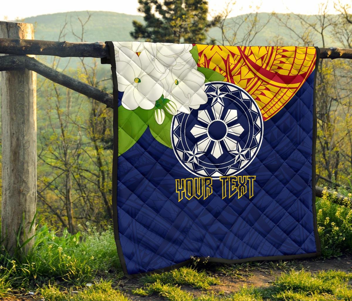 The Philippines Personalised Premium Quilt Filipino Sampaguita RLT6 - Wonder Print Shop