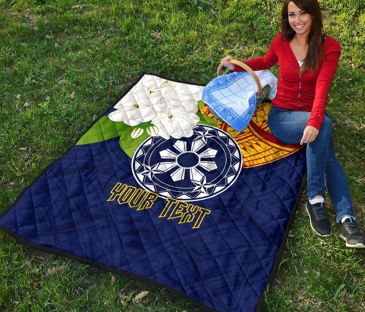 The Philippines Personalised Premium Quilt Filipino Sampaguita RLT6 - Wonder Print Shop