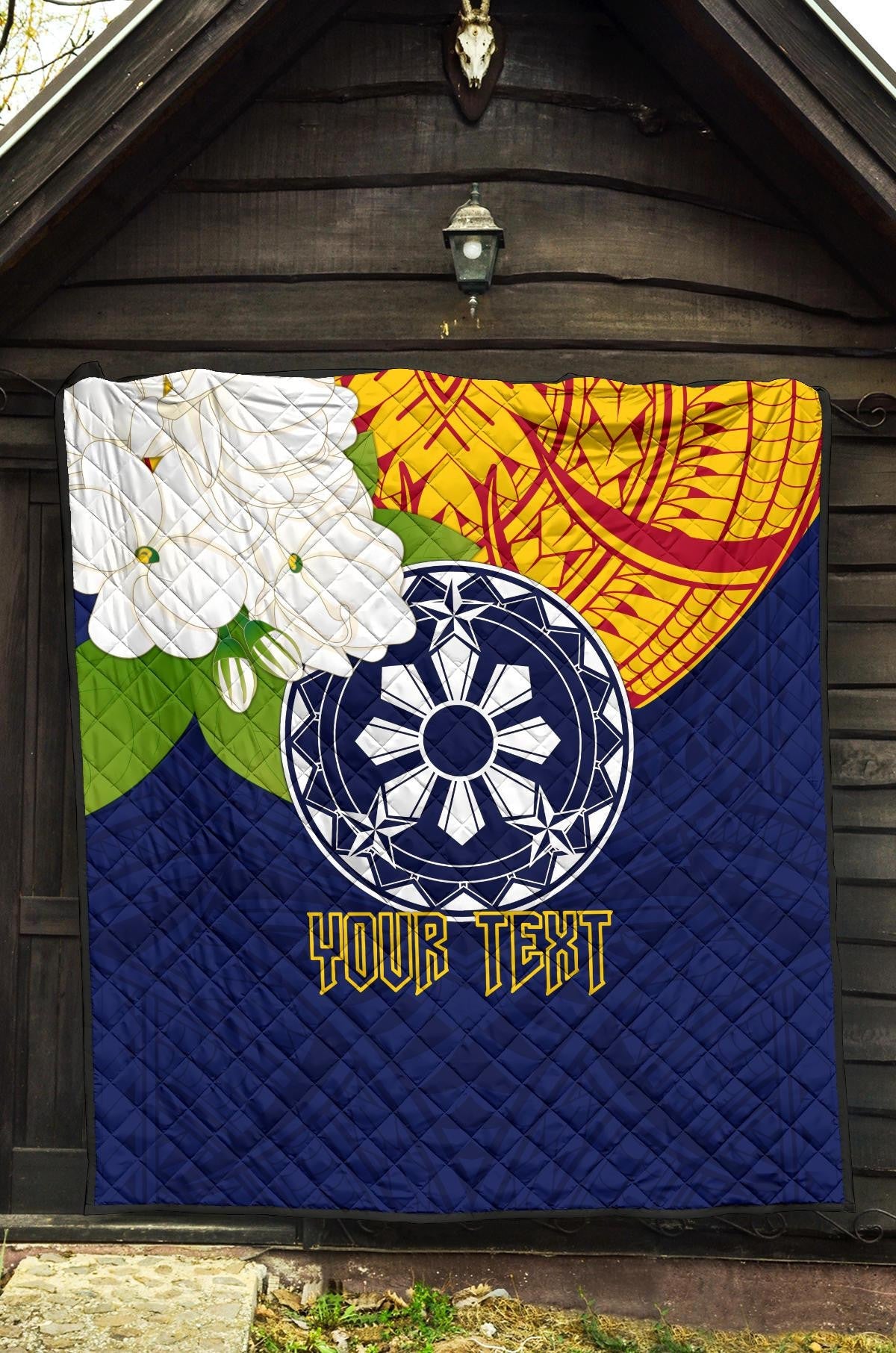 The Philippines Personalised Premium Quilt Filipino Sampaguita RLT6 - Wonder Print Shop