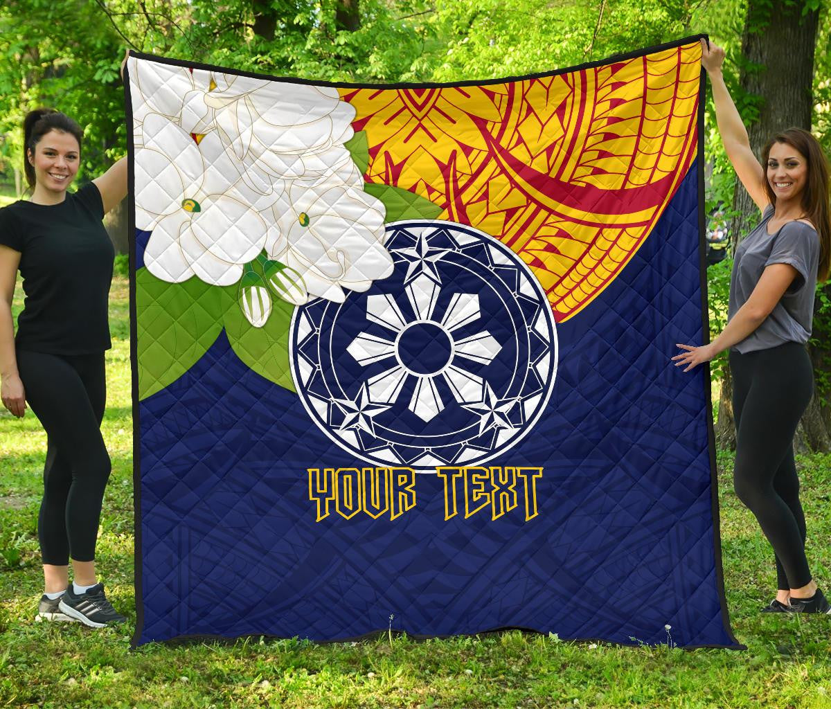 The Philippines Personalised Premium Quilt Filipino Sampaguita RLT6 - Wonder Print Shop
