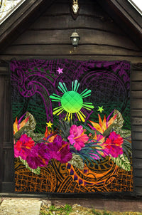 The Phillipines Premium Quilt Summer Hibiscus RLT6 - Wonder Print Shop