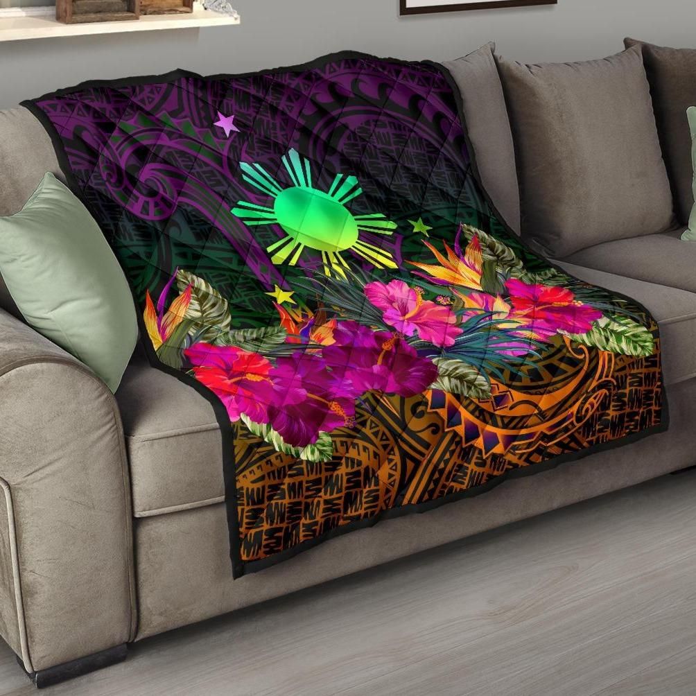 The Phillipines Premium Quilt Summer Hibiscus RLT6 - Wonder Print Shop
