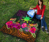 The Phillipines Premium Quilt Summer Hibiscus RLT6 - Wonder Print Shop