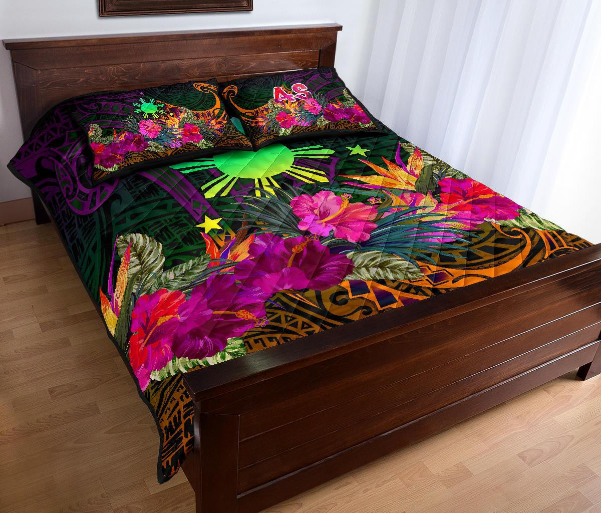 The Phillipines Quilt Bed Set Summer Hibiscus RLT6 - Wonder Print Shop