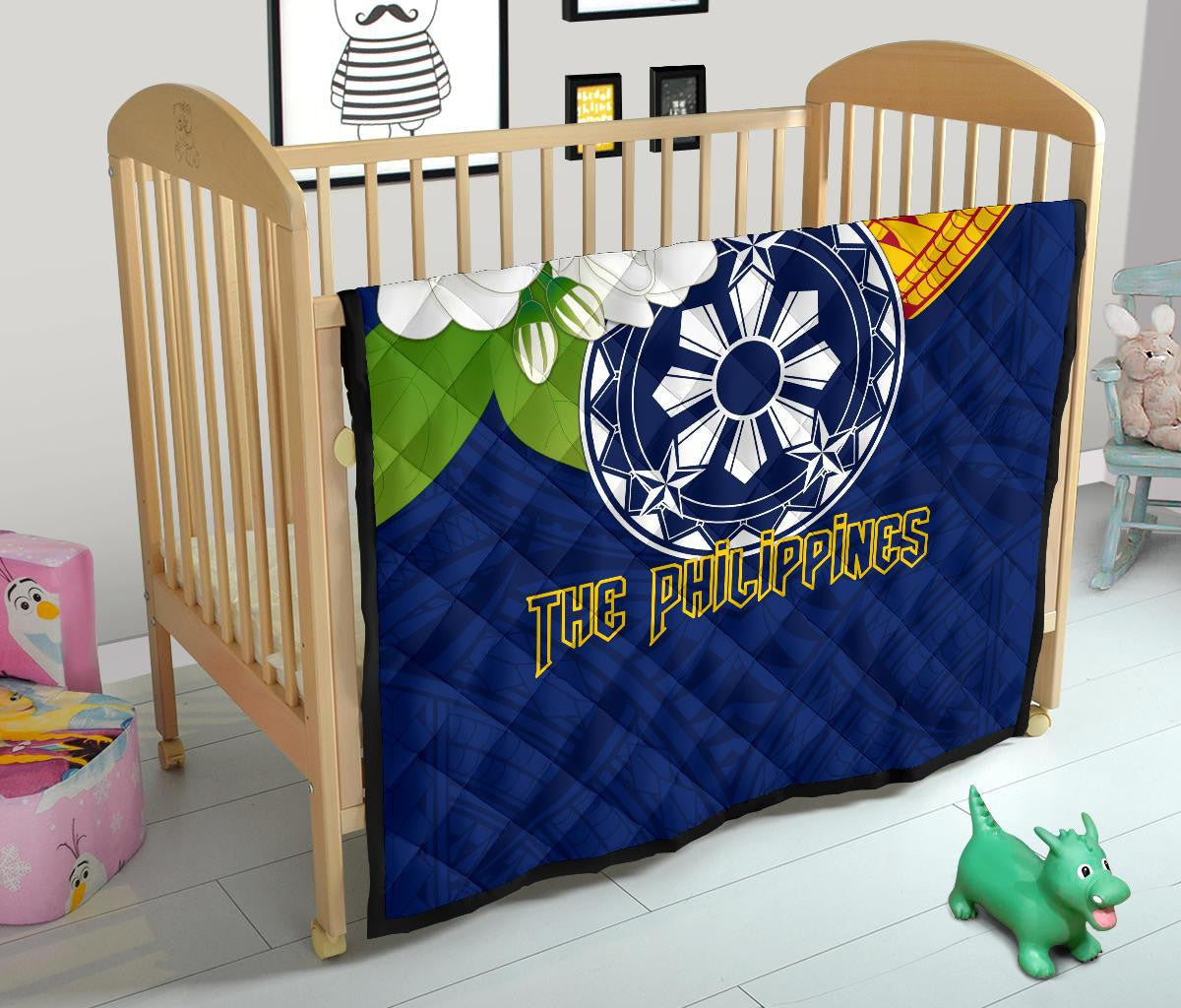 The Philippines Premium Quilt Filipino Sampaguita RLT6 - Wonder Print Shop