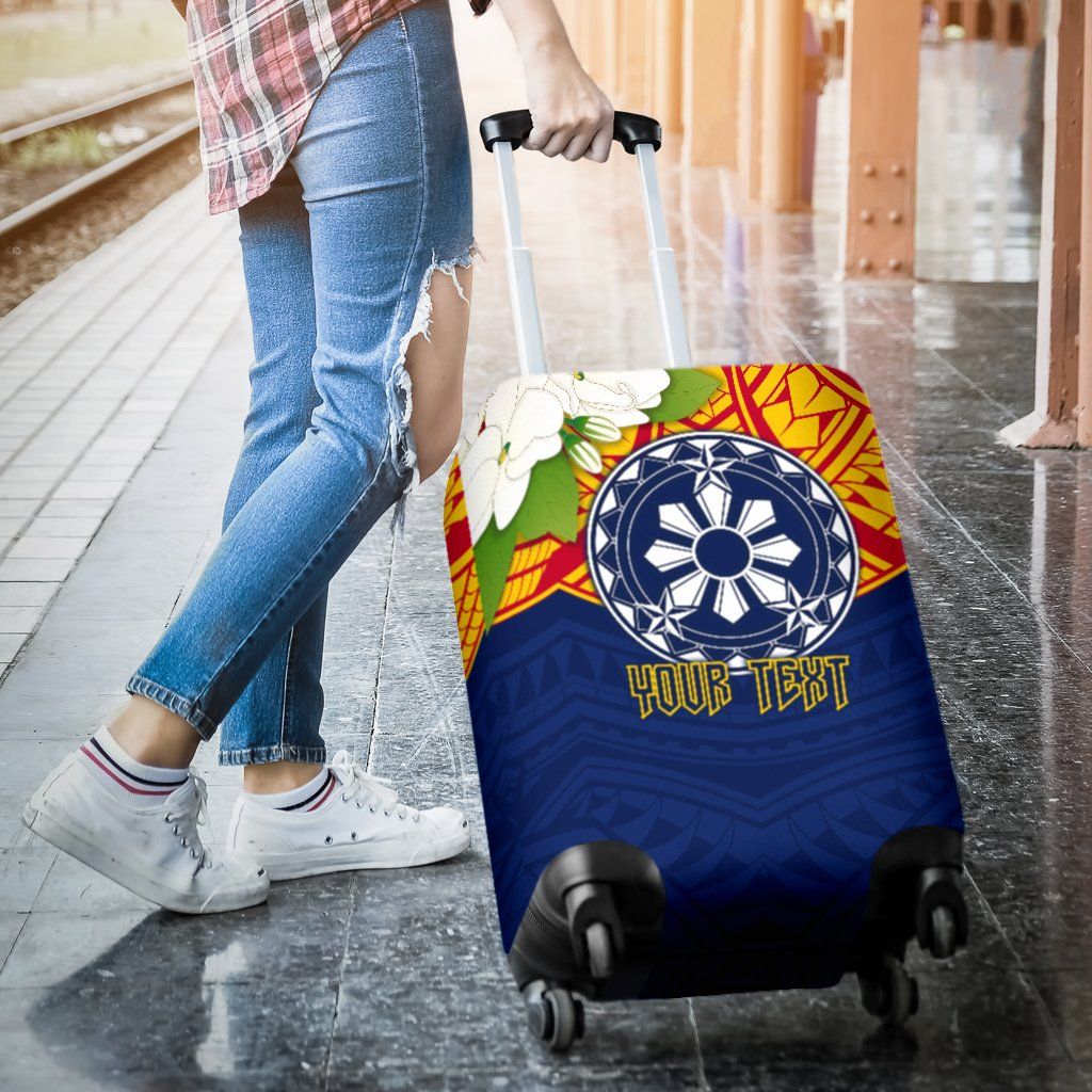 The Philippines Personalised Luggage Cover Filipino Sampaguita RLT6 - Wonder Print Shop