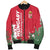 Hungary Womens Bomber Jacket - Smudge Style RLT8 - Wonder Print Shop