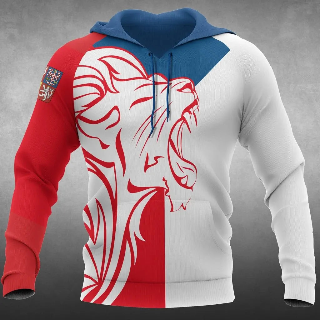 The Czech Republic Lion Hoodies RLT13 - Wonder Print Shop