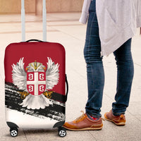 Serbia Luggage Covers Serbian White Eagle RLT7 - Wonder Print Shop