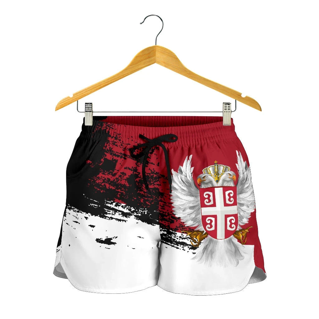 serbia-womens-shorts-serbian-white-eagle