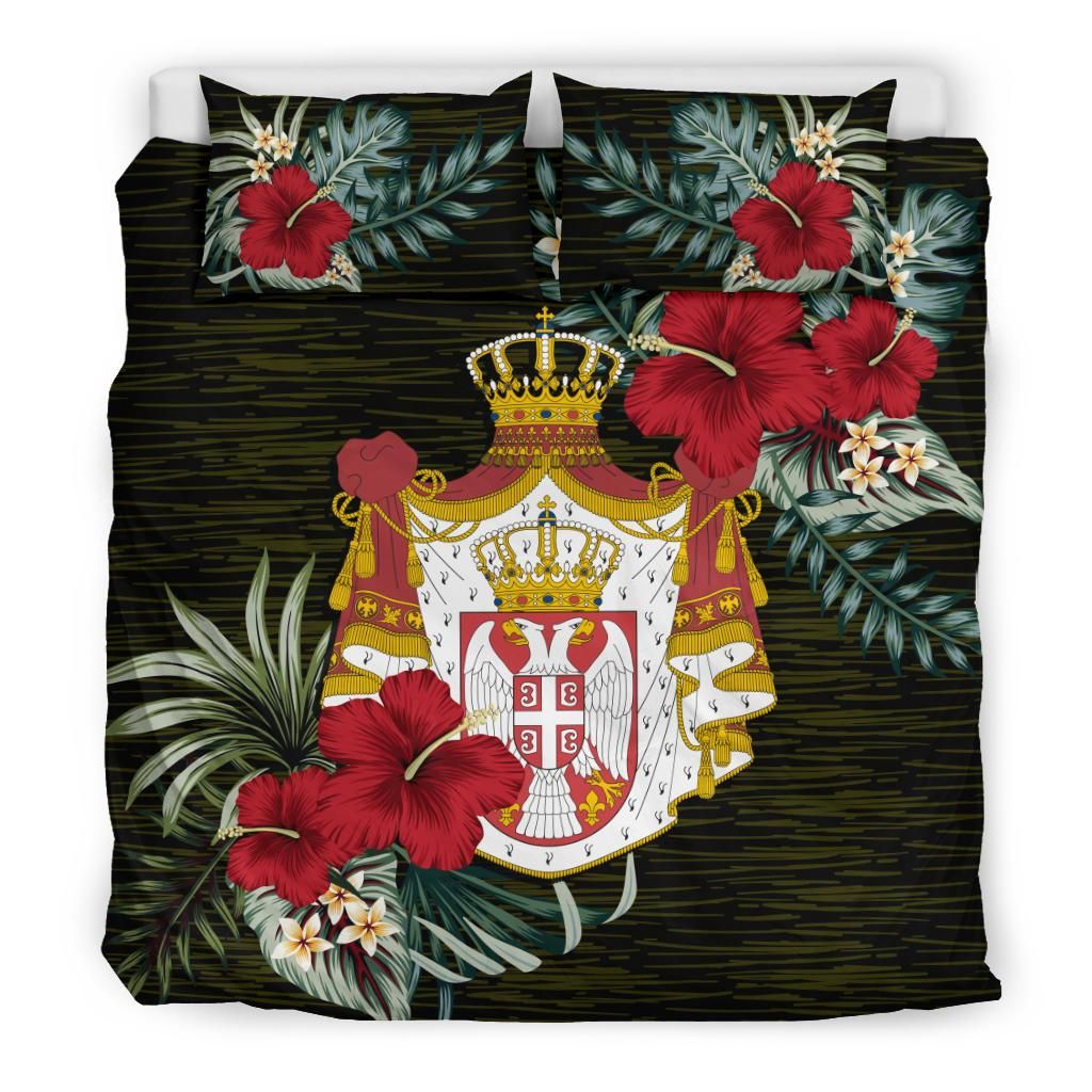 Serbia Bedding Set Special Hibiscus RLT7 - Wonder Print Shop