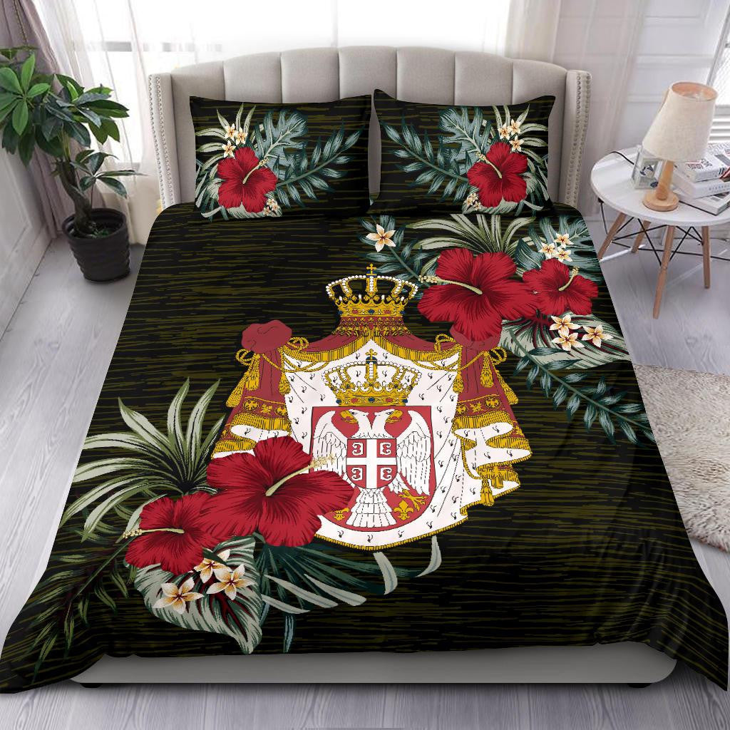 Serbia Bedding Set Special Hibiscus RLT7 - Wonder Print Shop