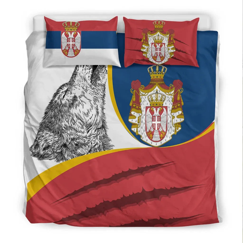 Serbia Bedding Set Flag Of Serbia RLT7 - Wonder Print Shop