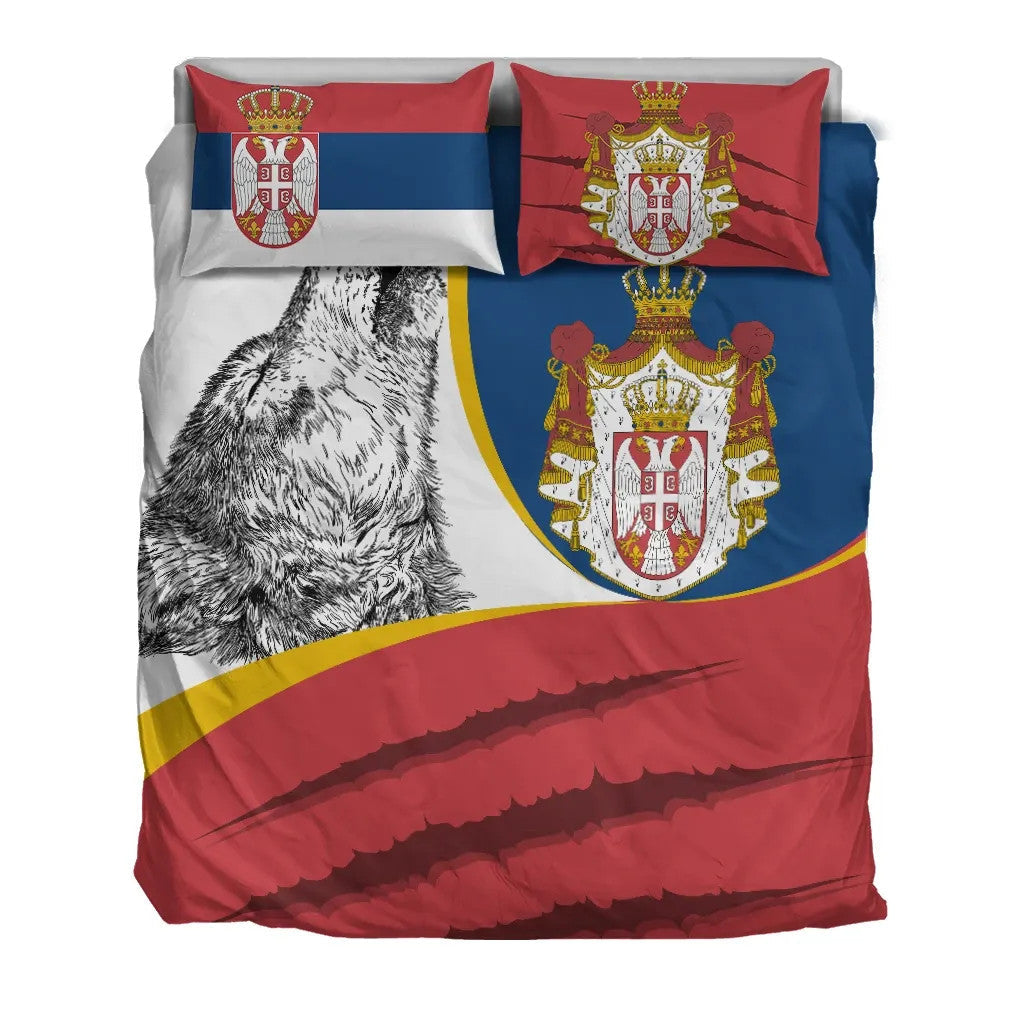 Serbia Bedding Set Flag Of Serbia RLT7 - Wonder Print Shop