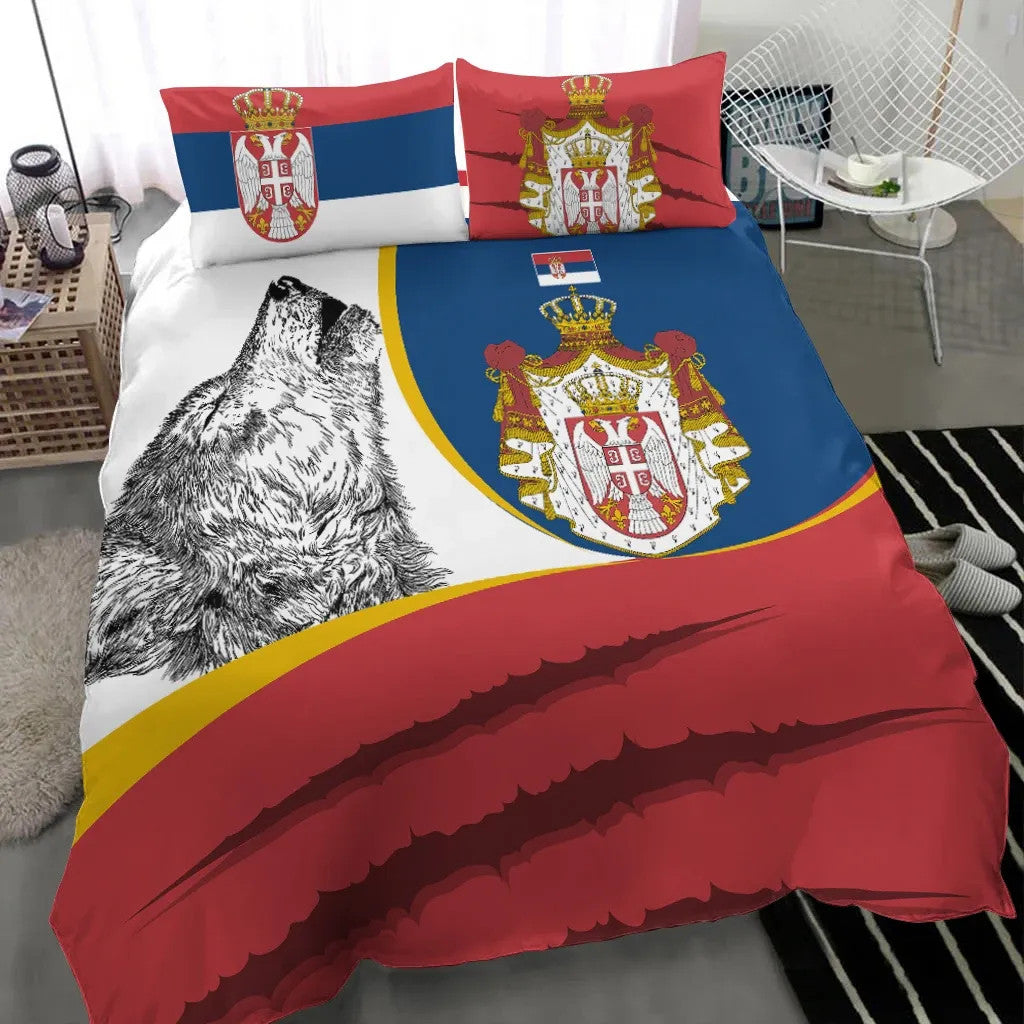 Serbia Bedding Set Flag Of Serbia RLT7 - Wonder Print Shop