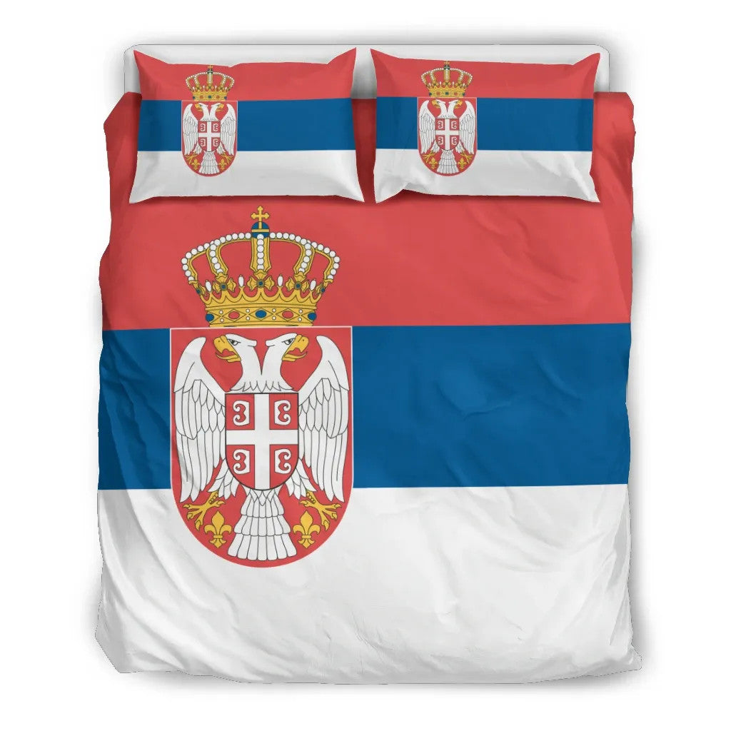 Serbia Bed Serbia Bedding Set Duvet Cover RLT7 - Wonder Print Shop