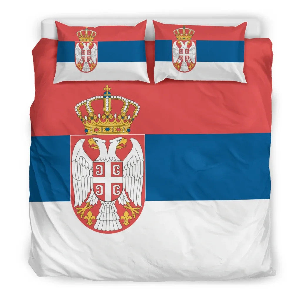 Serbia Bed Serbia Bedding Set Duvet Cover RLT7 - Wonder Print Shop