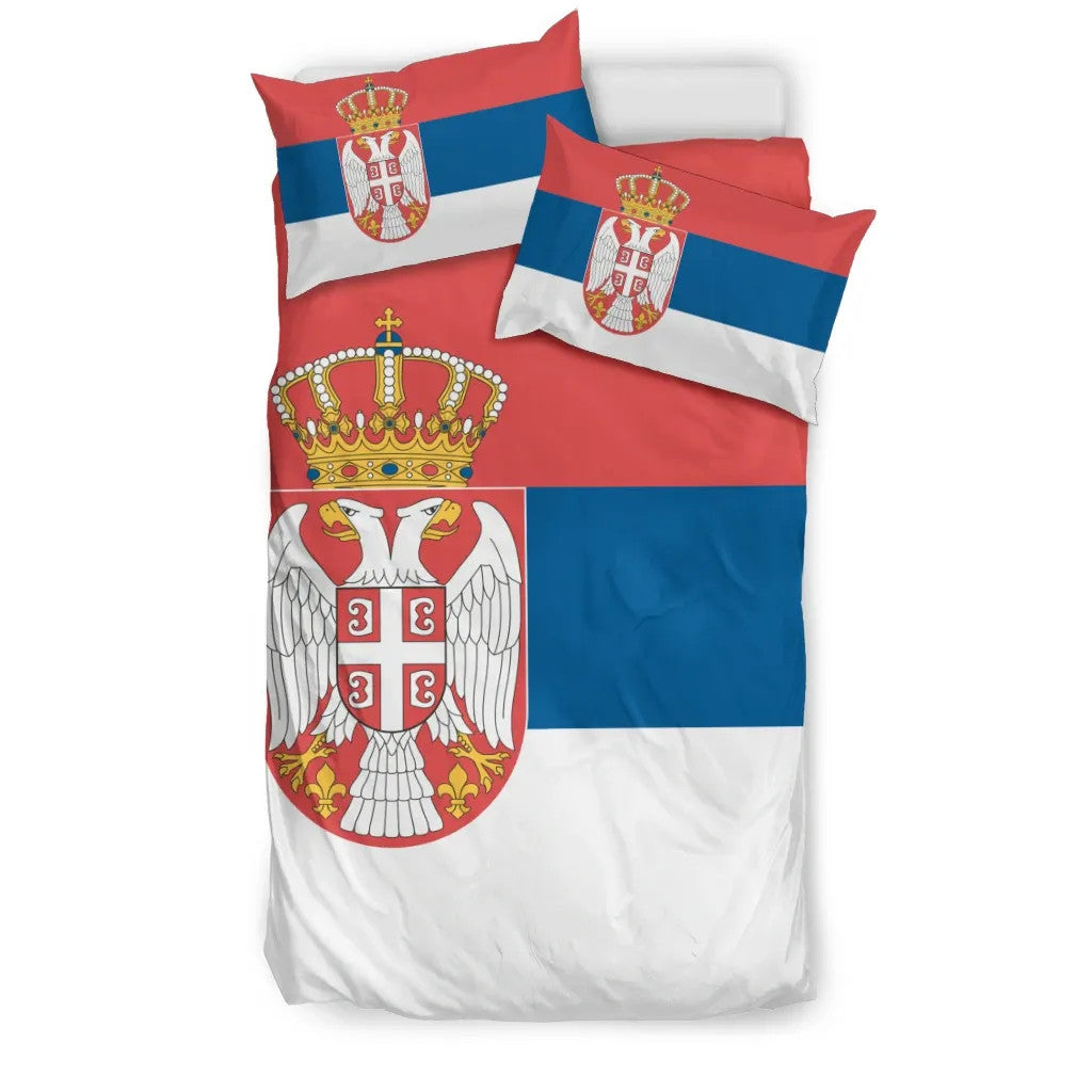 Serbia Bed Serbia Bedding Set Duvet Cover RLT7 - Wonder Print Shop