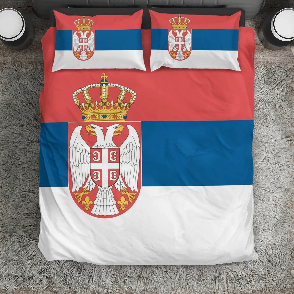 Serbia Bed Serbia Bedding Set Duvet Cover RLT7 - Wonder Print Shop