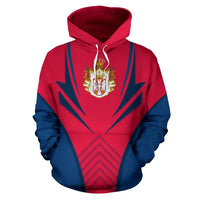 Serbia Hoodie Coat Of Arms RLT7 - Wonder Print Shop