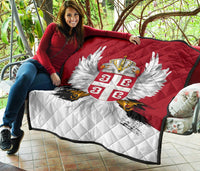 Serbia Quilt Serbian White Eagle RLT7 - Wonder Print Shop