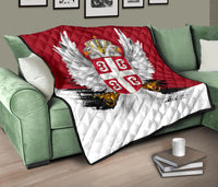 Serbia Quilt Serbian White Eagle RLT7 - Wonder Print Shop