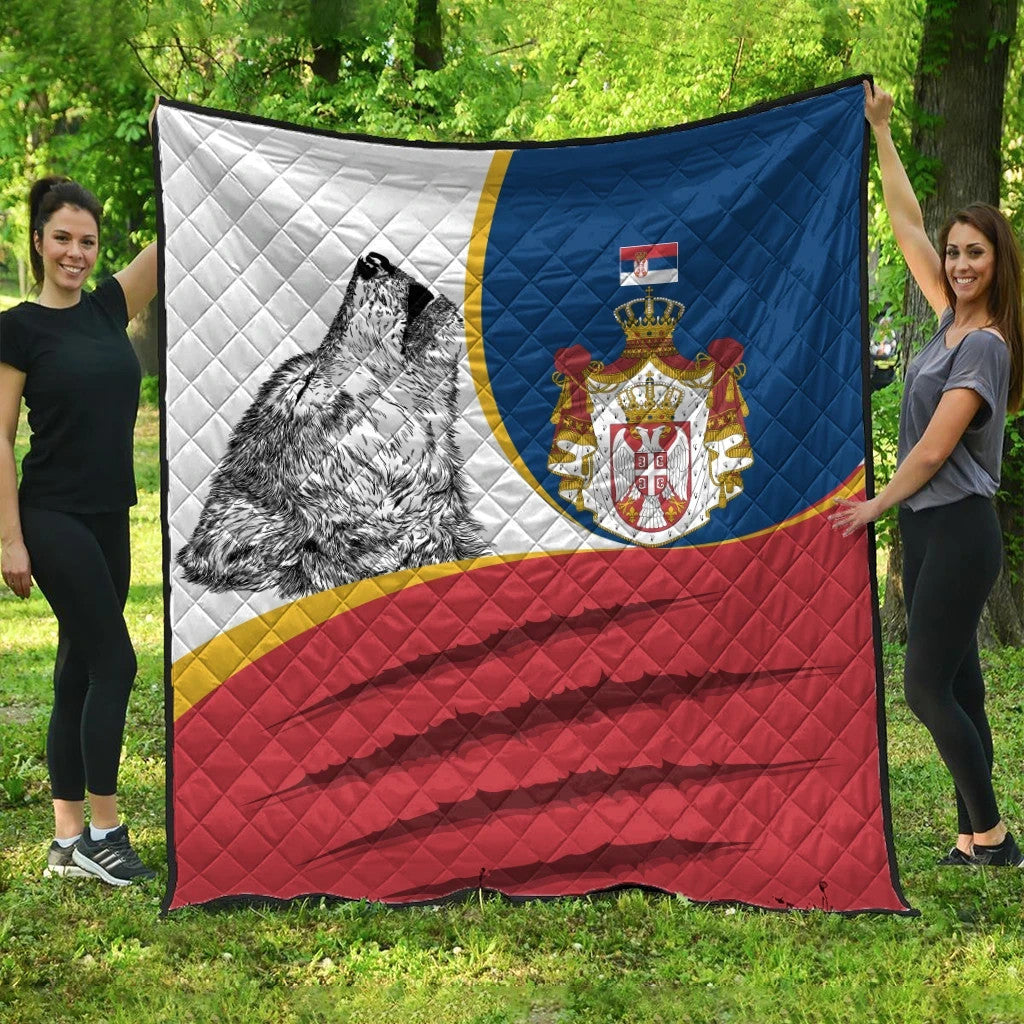 Serbia Premium Quilt Flag Of Serbia RLT7 - Wonder Print Shop
