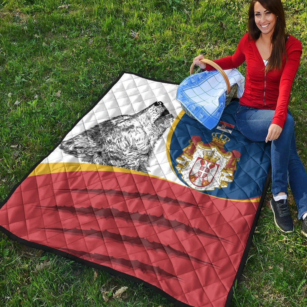 Serbia Premium Quilt Flag Of Serbia RLT7 - Wonder Print Shop