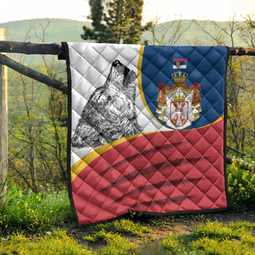 Serbia Premium Quilt Flag Of Serbia RLT7 - Wonder Print Shop