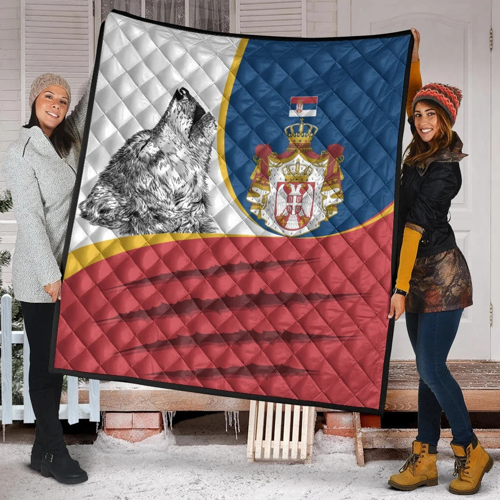 Serbia Premium Quilt Flag Of Serbia RLT7 - Wonder Print Shop