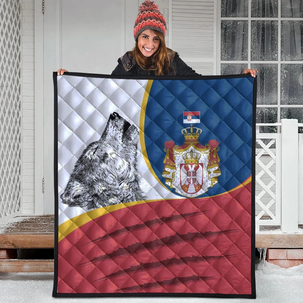Serbia Premium Quilt Flag Of Serbia RLT7 - Wonder Print Shop