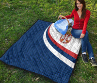 Serbia Premium Quilt Serbia Flag Blue RLT7 - Wonder Print Shop