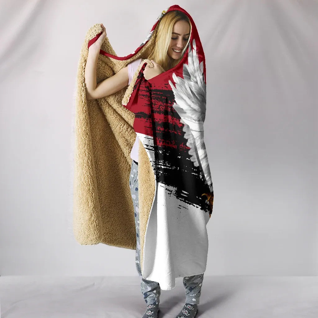 serbia-hooded-blanket-serbian-white-eagle