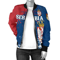 Serbia Women's Bomber Jacket The Great Serbia Original RLT7 - Wonder Print Shop