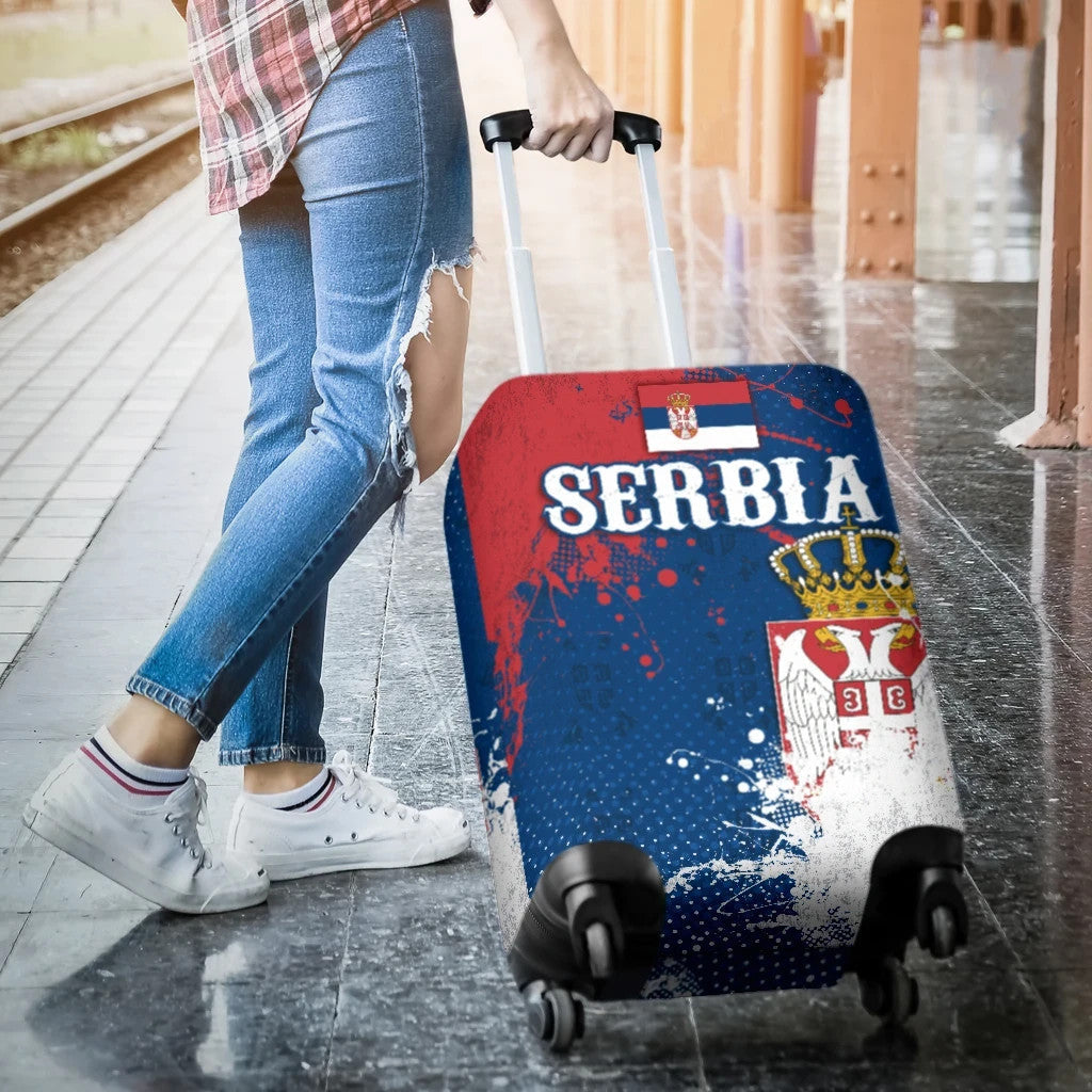 Serbia Luggage Cover The Great Serbia Original RLT7 - Wonder Print Shop