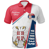 Polo Shirt Serbia In My Heart RLT7 - Wonder Print Shop