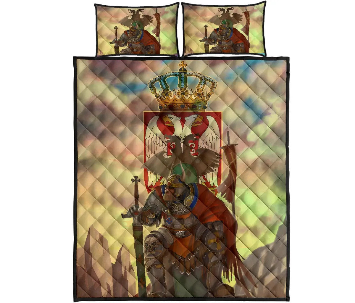 Serbia Quilt Bed Set Serbian Warrior RLT7 - Wonder Print Shop