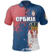 Serbia Polo Shirt The Great Serbia Serbian Language RLT7 - Wonder Print Shop
