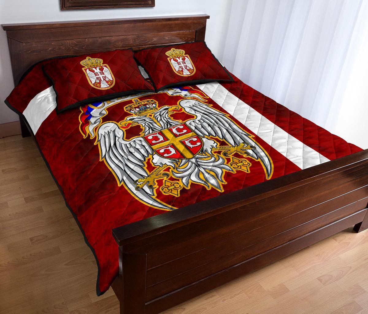 Serbia Quilt Bed Set Best Serbian Eagle Tattoo RLT7 - Wonder Print Shop