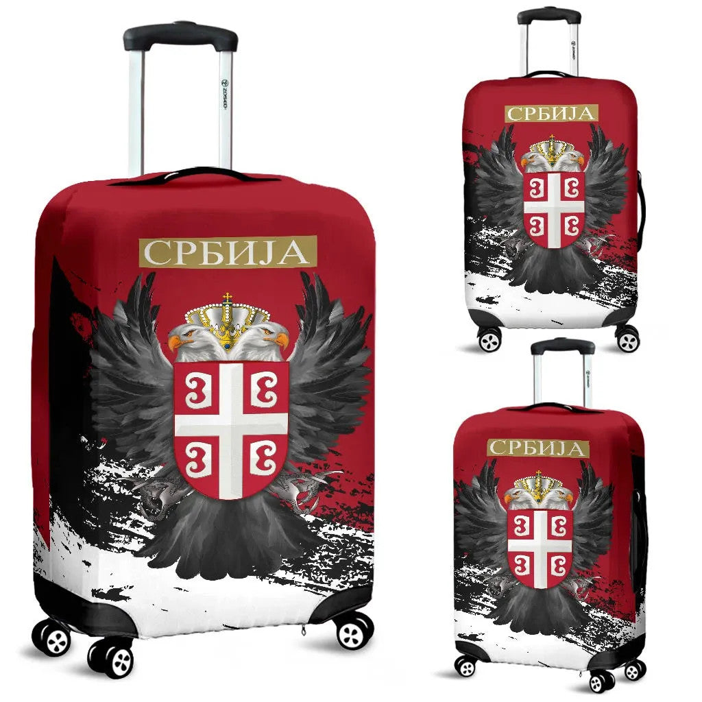 Serbia Luggage Covers Serbian Eagle Tattoo RLT7 - Wonder Print Shop