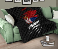 Serbia In Me Quilt Special Grunge Style RLT7 - Wonder Print Shop