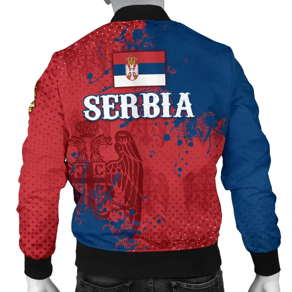 Serbia Men's Bomber Jacket The Great Serbia RLT7 - Wonder Print Shop
