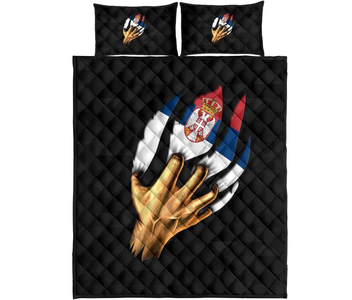 Serbia Quilt Bed Set Serbian Is Me Ver 02 RLT7 - Wonder Print Shop