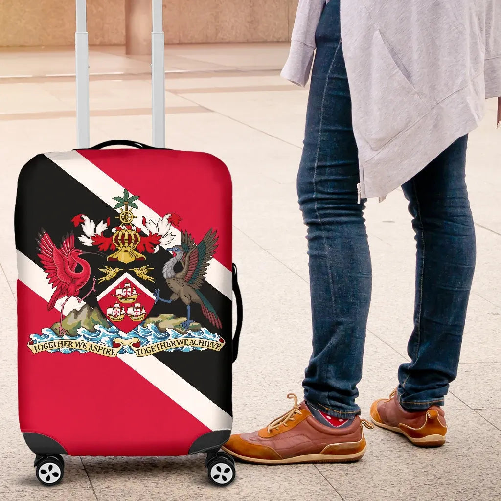 Trinidad and Tobago Luggage Cover Coat Of Arrms RLT6 - Wonder Print Shop