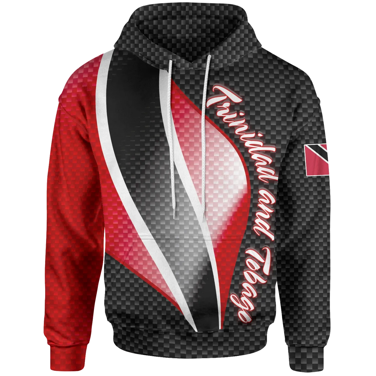 Trinidad and Tobago Hoodie Trinidad and Tobago Flag RLT6 - Wonder Print Shop